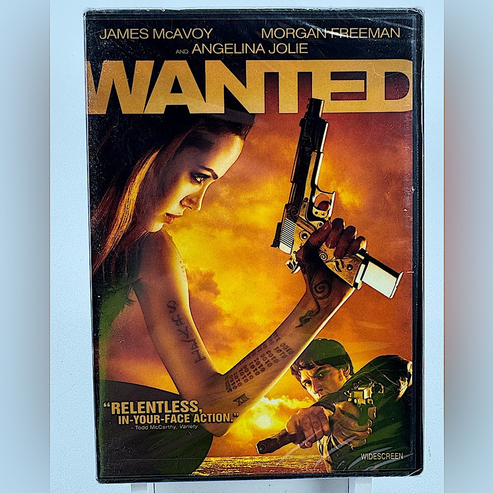 NWT. Wanted on DVD. Angelina Jolie